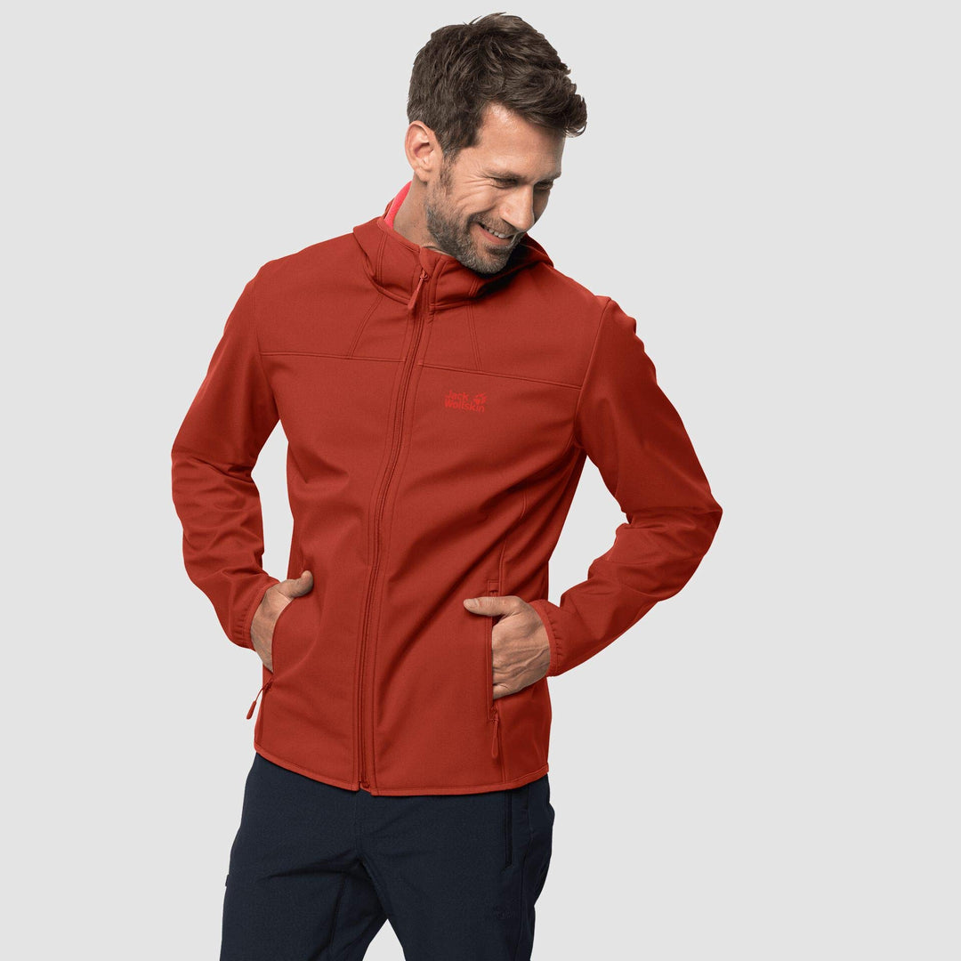 Jack Wolfskin Northern Point Herren Softshell-Jacke. S mexican pepper, S mexican pepper