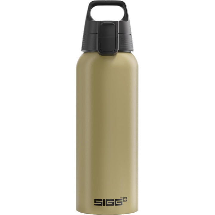 SIGG - Alu Trinkflasche - WMB ONE - Made in Switzerland - ClimatePartner - Kohlensäure geeignet - Au