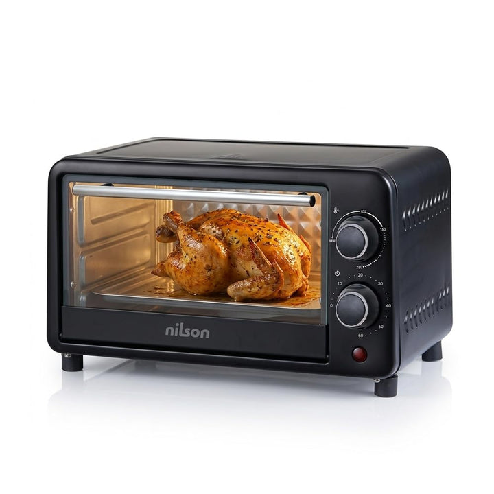 Tischofen, 9 l, kompakt, 800 W, mechanische Steuerung, NHS1000N, einstellbares Thermostat, maximale