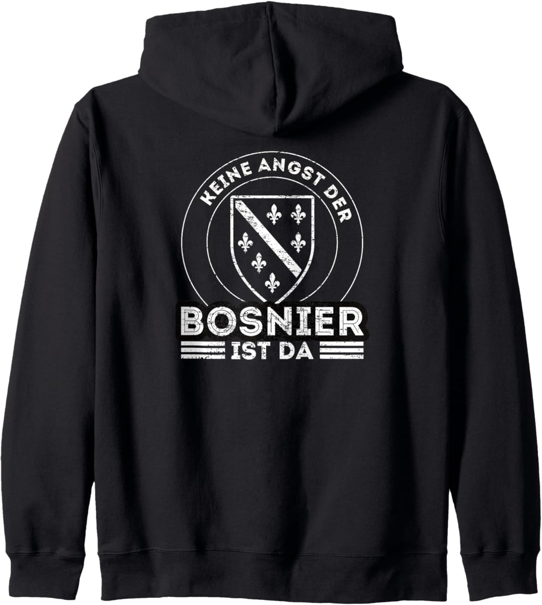Bosnien Spruch und Bosnien Flagge - Stolzer Bosnier Bosnien Kapuzenjacke