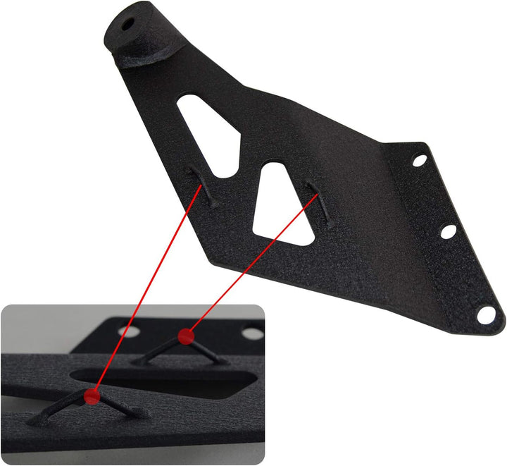 RIGIDON 2 Pcs 50 zoll led lichtleiste halterung,Rostfreier Stahl Light Bar Bracket für 2002~2008 Dod