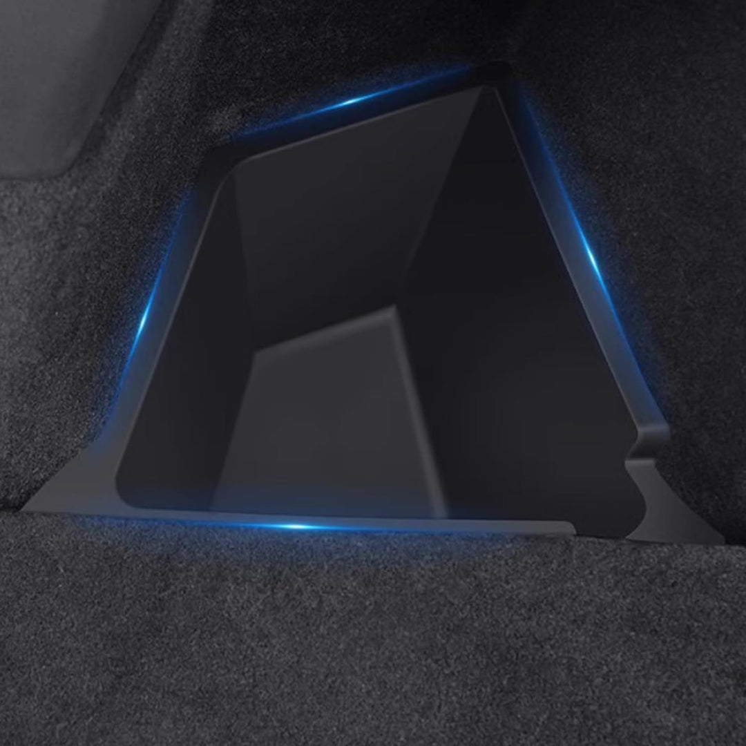 Kofferraum Organizer für Tesla Model 3 Highland 2024 2025 Aufbewahrungsboxen mit Deckel Seitlicher A