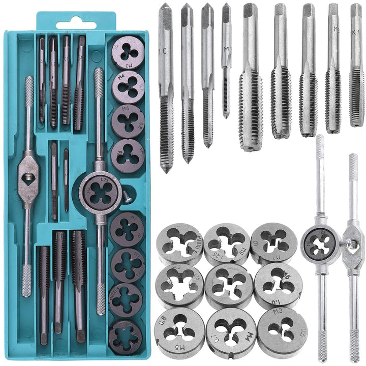 Gewindeschneider Set Gewindebohrer Werkzeug: 20 Tlg Gewinde Schneider Bohrer Werkzeug Set, M3 - M12