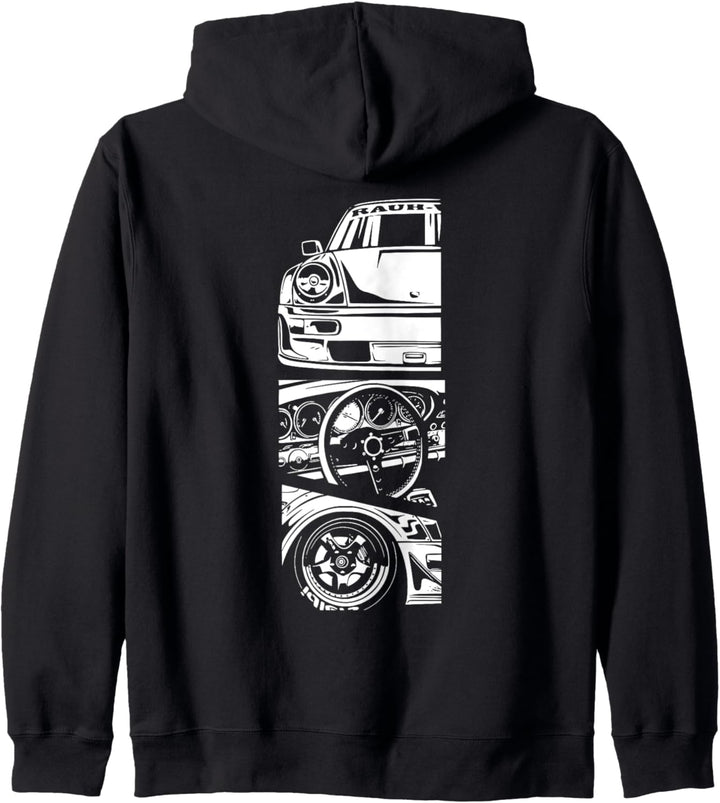 JDM x Oldtimer Fan Rwb Retro Tuning Classic Car Auto Kapuzenjacke