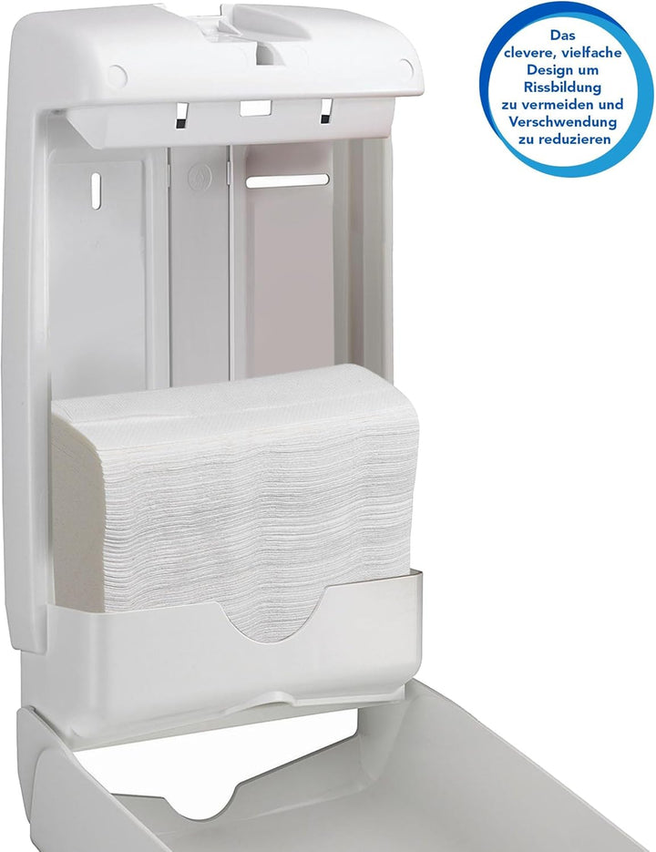 Scott Falthandtücher 5856, Papierhandtücher mit Airflex-Absorptionstechnologie, 1-lagig, 16 Packunge