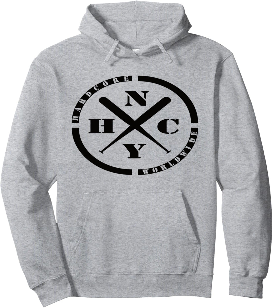 Black Hardcore is Worldwide NYHC New York Punks Not Dead Pullover Hoodie