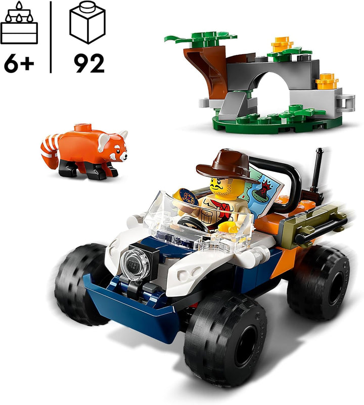 LEGO City Dschungelforscher-Quad, Dschungel-Spielzeug für Jungen und Mädchen ab 6 Jahren, Geschenkid