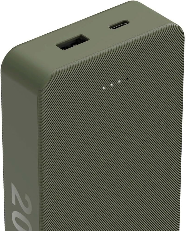 Hama Powerbank Colour 20 20000mAh (externer Akku mit 1x USB C + 1x USB A, Power Pack Zertifiziert, L