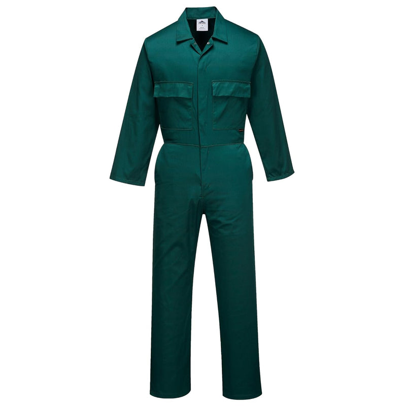 Portwest S999 Herren Euro-Arbeitskleidung Polycotton Overall Arbeitsanzug Bottle Grün L, Bottle Grün