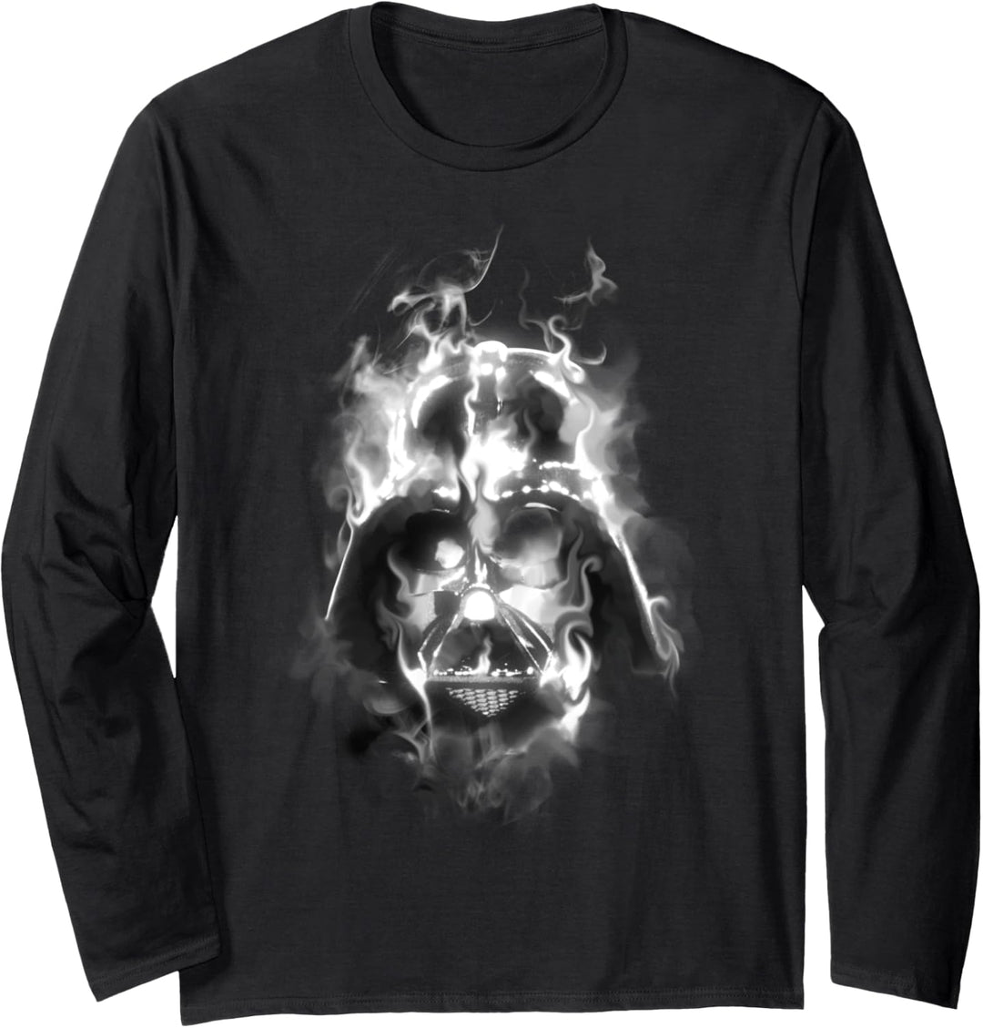 Star Wars Darth Vader Smoking Portrait Langarmshirt