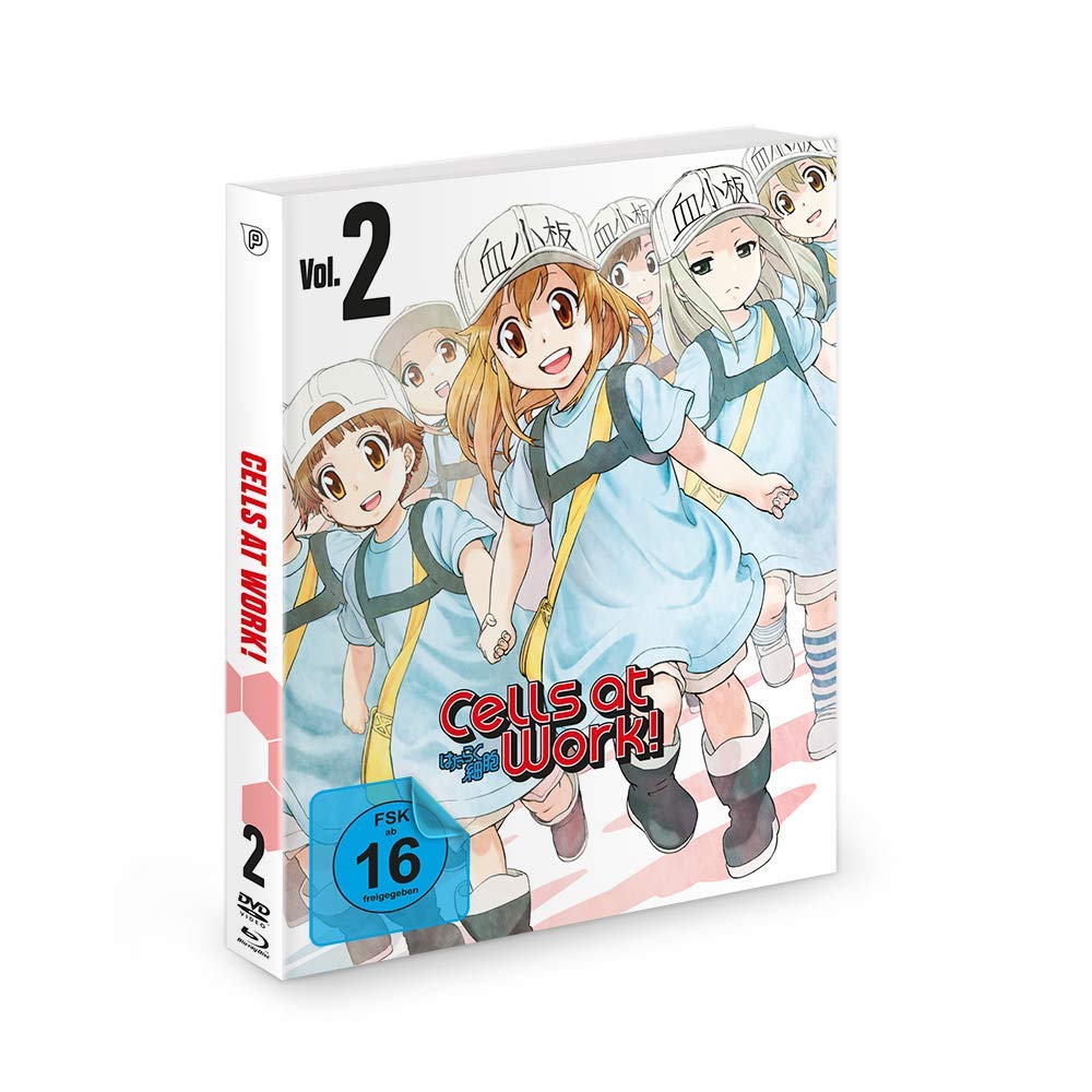 Cells at Work! - Vol. 2 - [DVD & Blu-ray] Mediabook, Blu-ray
