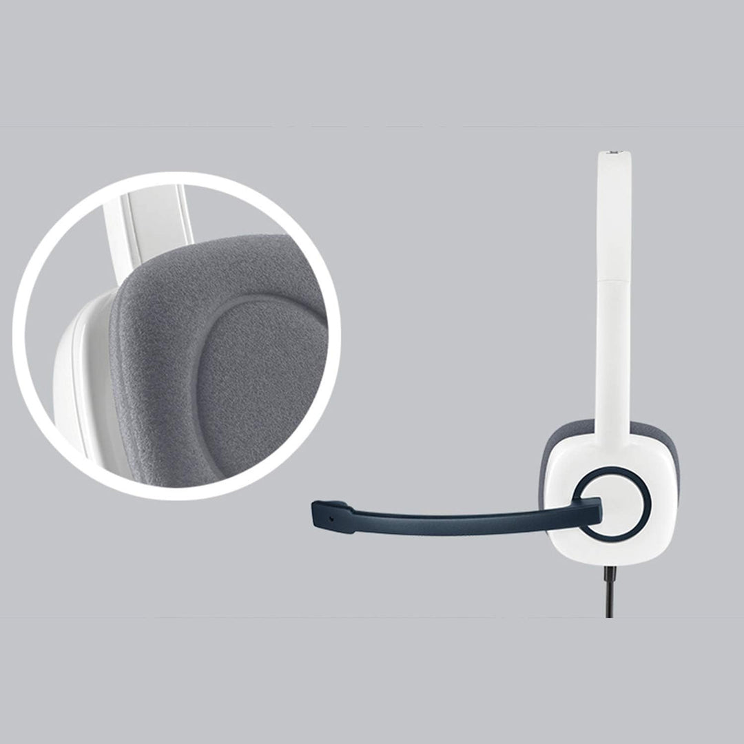 Logitech H150 Kopfhörer mit Mikrofon, Stereo-Headset, Mikrofon und Kopfbügel Verstellbar, Schaumstof