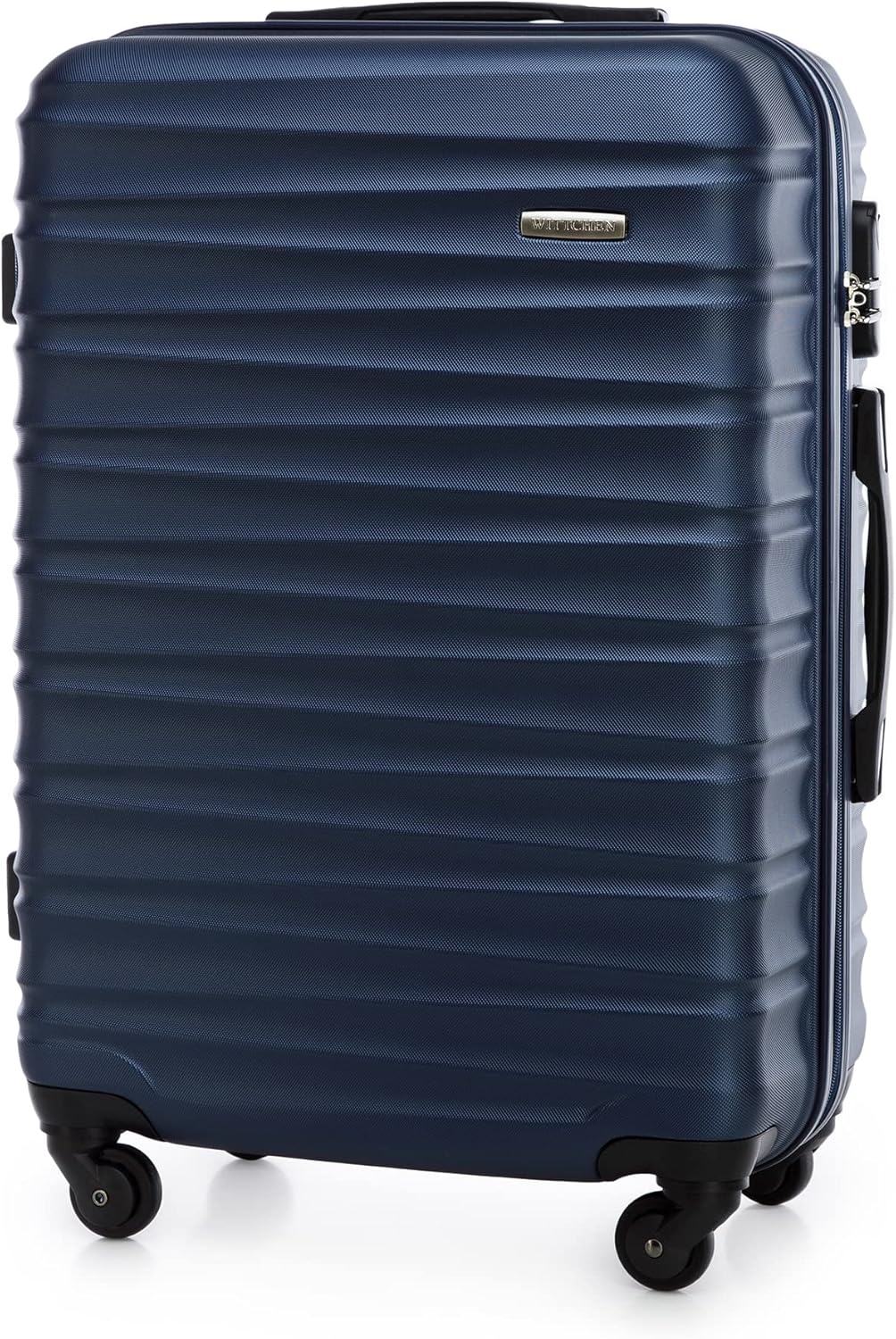 WITTCHEN Reisekoffer Rollkoffer Trolley Mittlerer Koffer Handgepäck Hartschale aus ABS mit 4 Spinner