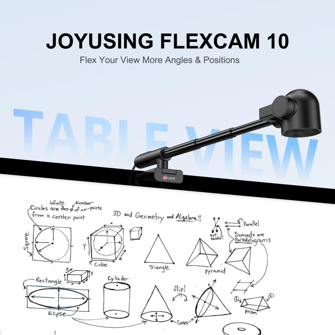 JOYUSING FlexCam10 4K Augenkontakt Webcam für PC, 4 Modi in 1 Webcam mit Mikrofon, PDAF Autofokus, 2