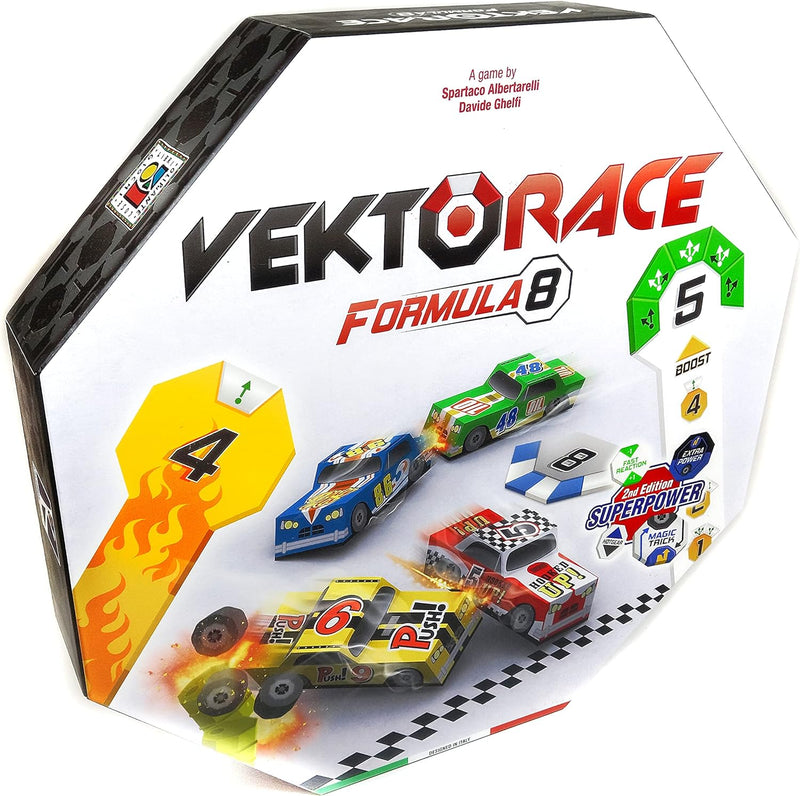 VEKTORACE - mit vormontierten Autos und Super Power. Das Spiel, das EIN echtes Autorennen auf Ihrem