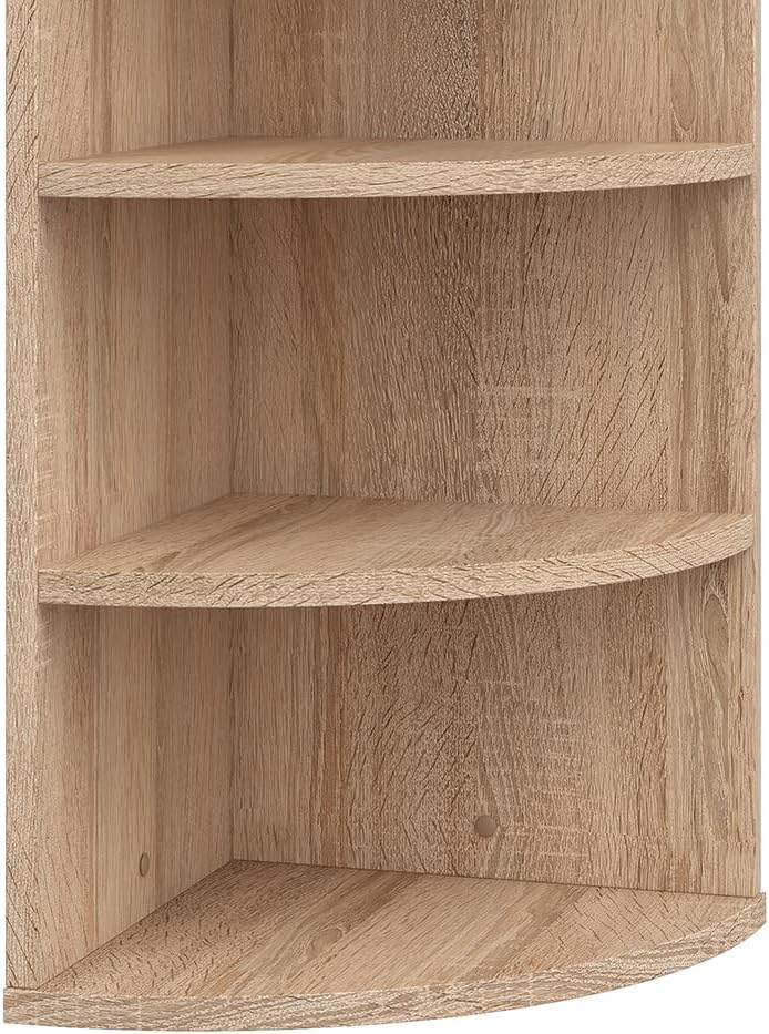 VICCO Eckregal ECKI 0,5 Sonoma Eiche - Hängeregal Wandregal Bücherregal Regal Design Sonoma 60 x 30