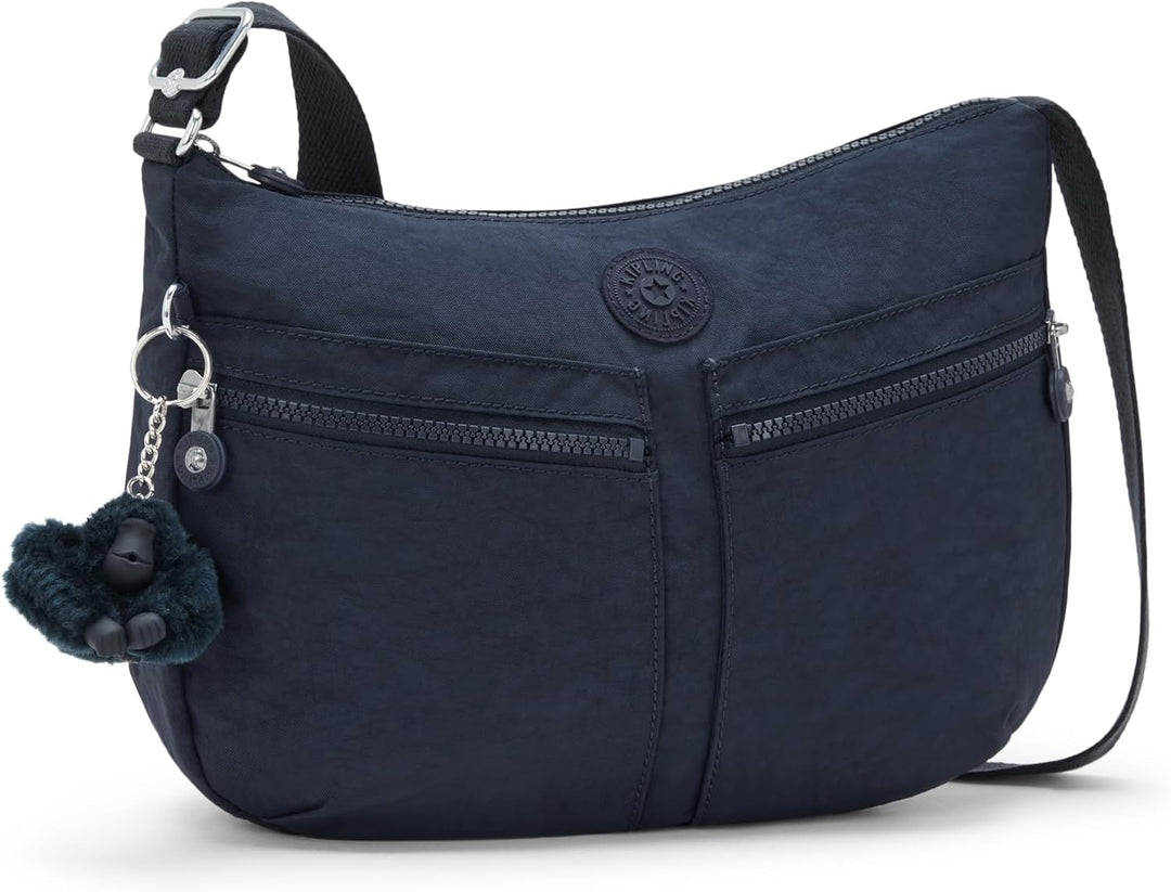 Kipling Damen Izellah Umhängetasche, M Blue Bleu 2, Blue Bleu 2
