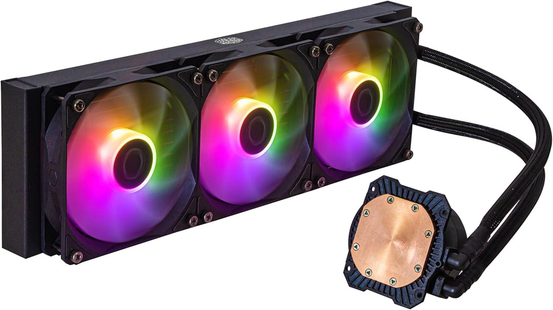 Cooler Master MasterLiquid 360L Core ARGB Wasserkühlung - CPU-Flüssigkeitskühler mit Zweikammer-Gen-