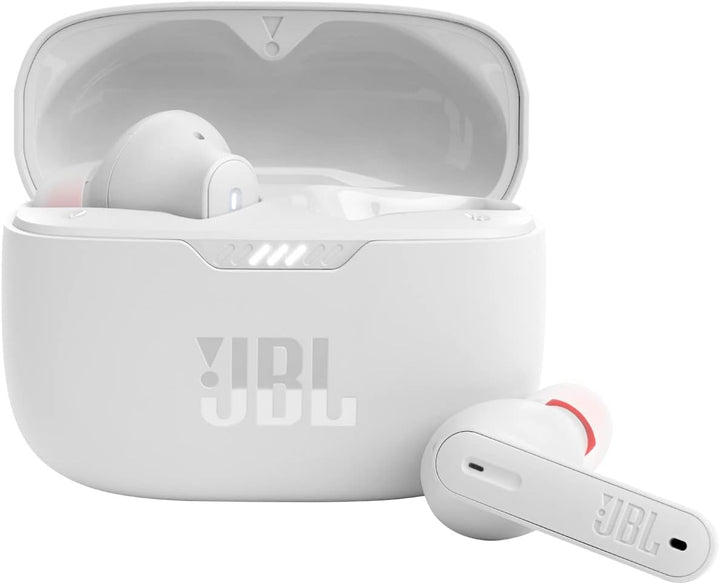 JBL Tune 230 NC TWS – Wasserfeste, True-Wireless In-Ear-Kopfhörer mit Noise-Cancelling in Weiss – Mi