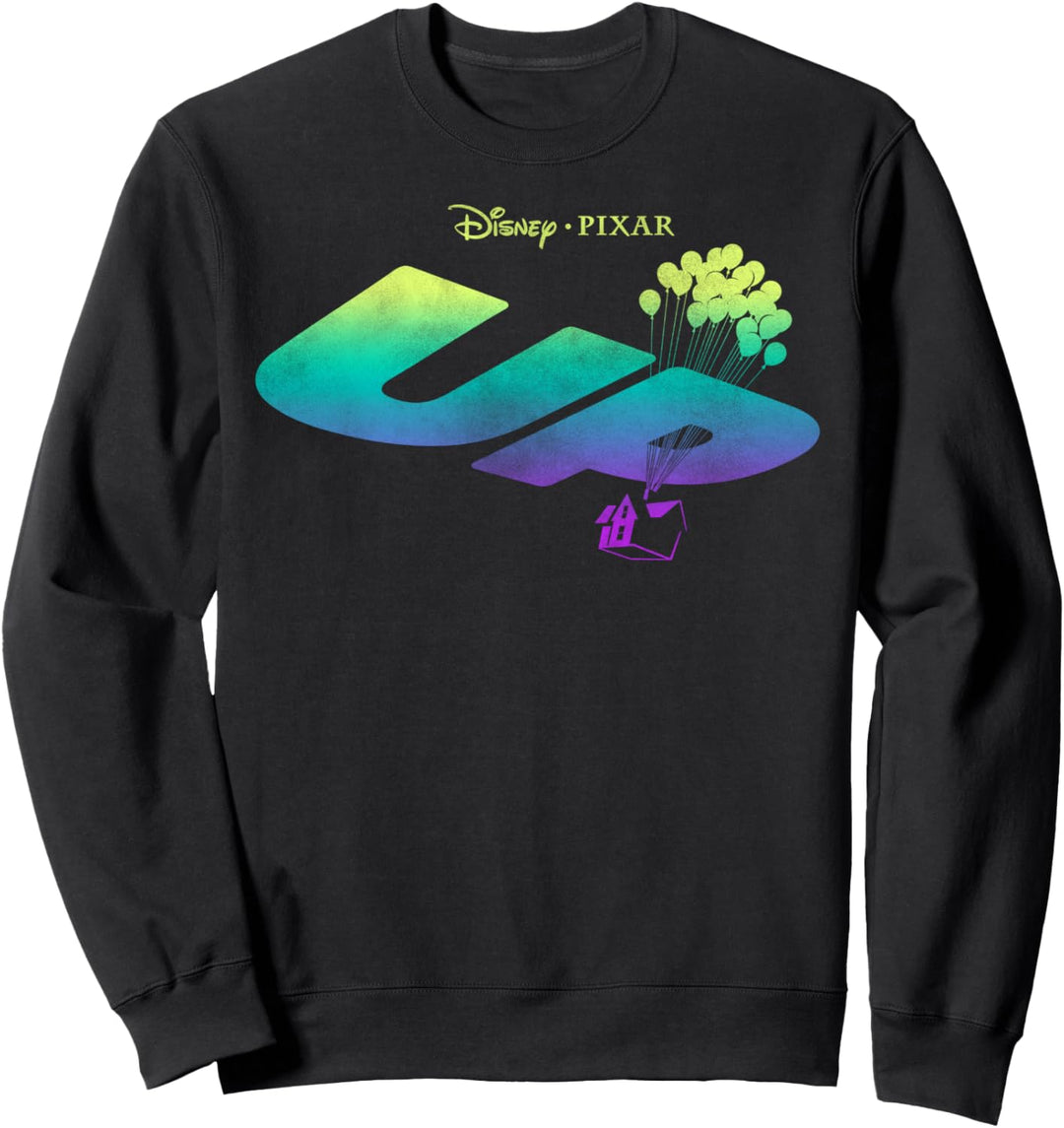 Disney Pixar Up Rainbow Gradient Logo Sweatshirt