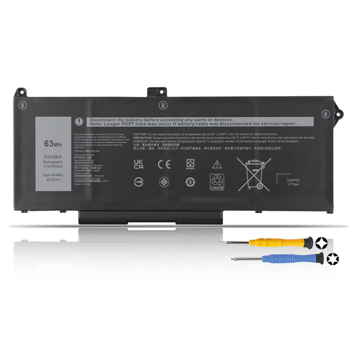 K KYUER 63Wh RJ40G Laptop Akku für Dell Latitude 14 5420 Latitude 15 5520 Precision 15 3560 Mobile W