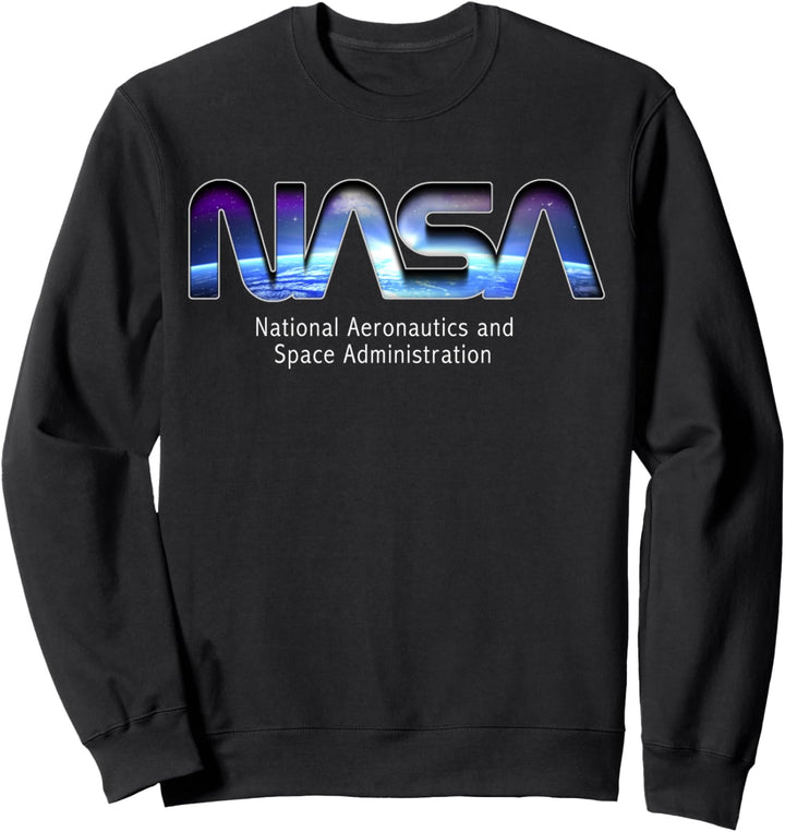 NASA Earth Space Logo Fill Sweatshirt