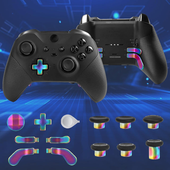 inRobert Joysticks f??¨¬1r Xbox Elite Controller Serie 2 Core Paddles, Metall Ersatz Thumbsticks Zub