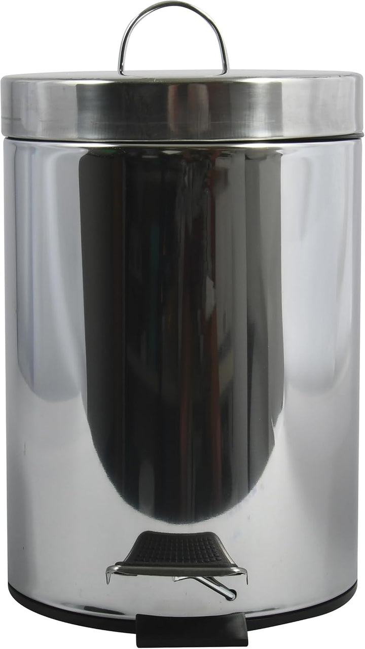 MSV 30 L Treteimer, Edelstahl rostfrei, Polypropylen, Plateado, 2 cm