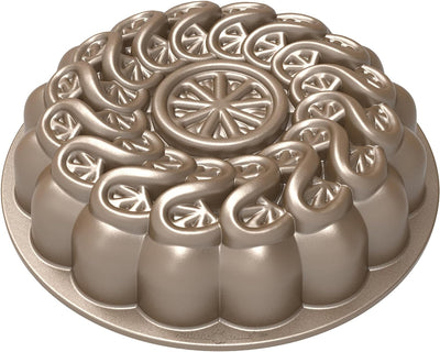 Nordic Ware Citrus Twist Pfanne, 8 Tassen, Toffee