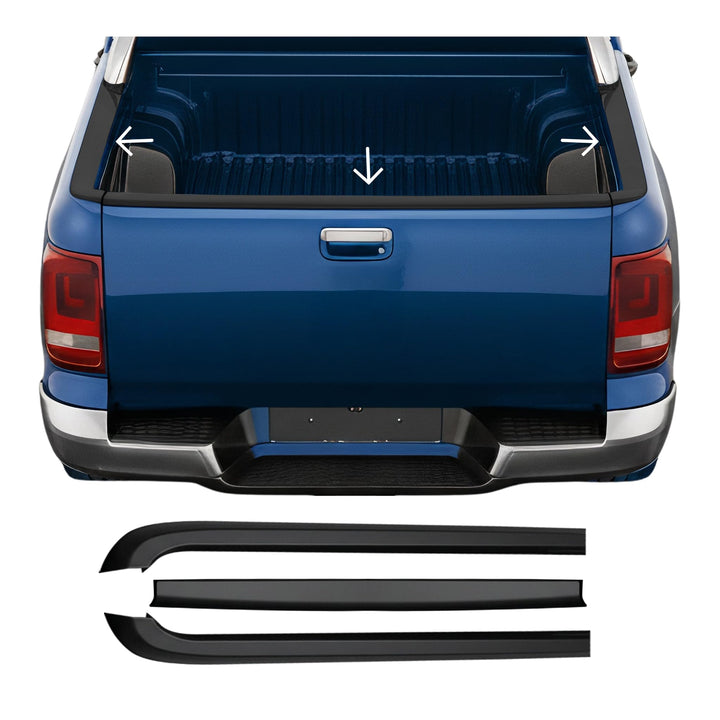 Gepäck Kofferraumschutz Dauerhaft Schutzleiste für Amarok 2010-2020 Doppelkabine
