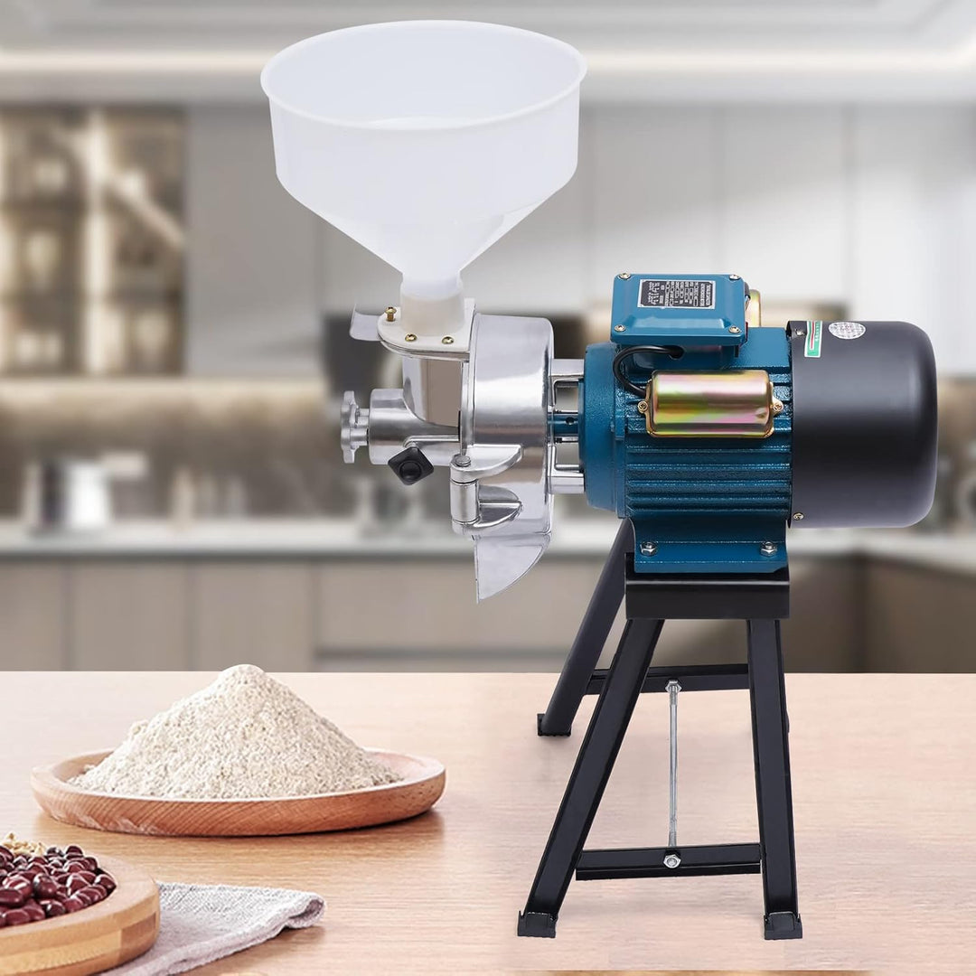 Getreidemühle, Elektrische Schrottmühle mit Dickenregler, für Getreide Haushaltsschleifer mit 2200 W