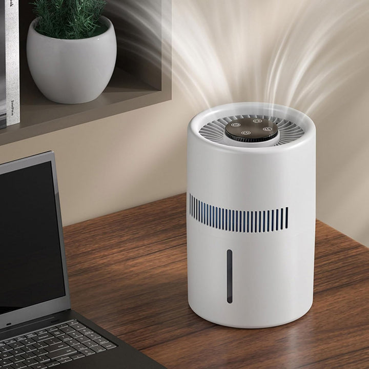 Luftreiniger mit Kombination, 2-in-1-Luftreiniger und Luftbefeuchter, 5 W, 4 L Wassertank, Luftbefeu