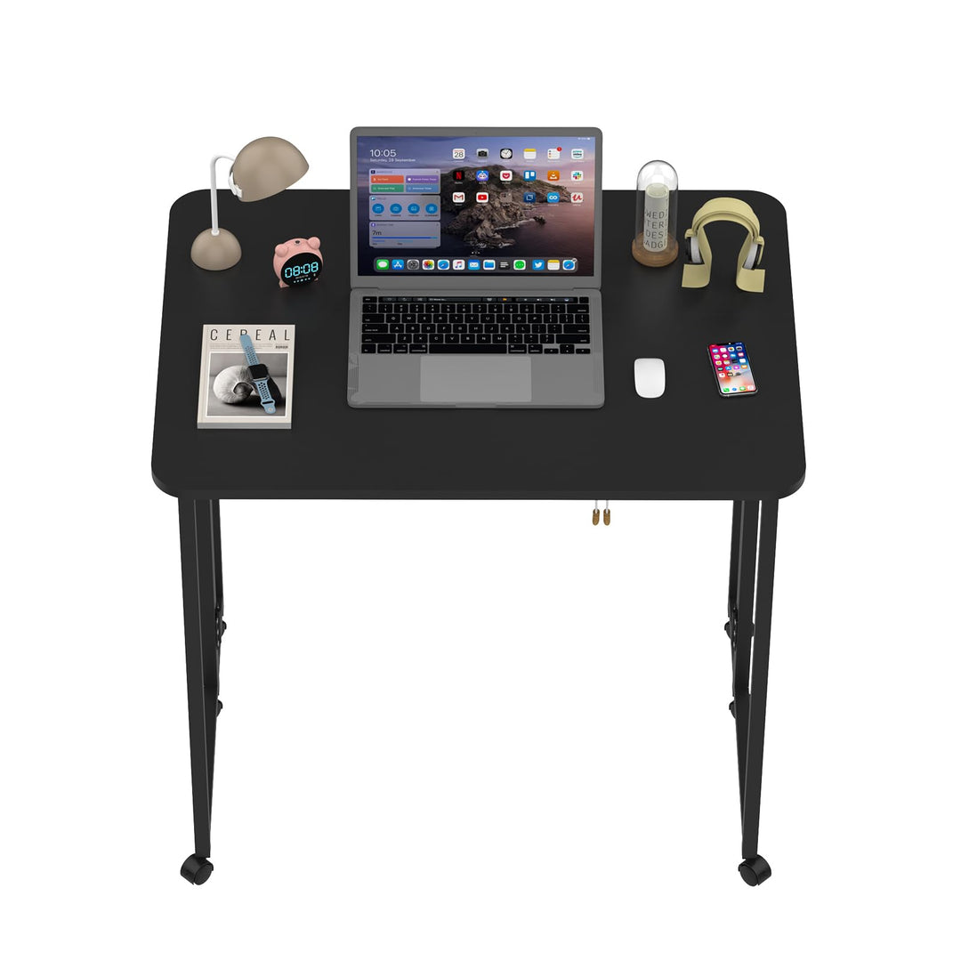 Mobiler Betttisch, Beistelltisch, PC-Halterung für Wohnzimmer, Büro, Schlafzimmer, Bremsen für Stabi