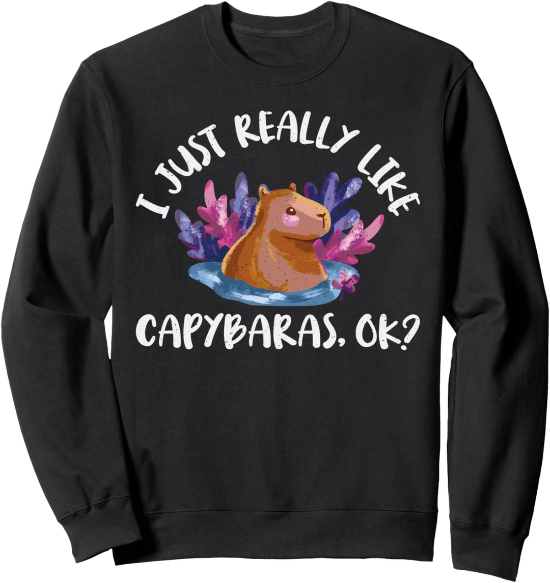 Ich Mag Capybaras Einfach Sehr, Ok Capibara Lovers Pet Owner Sweatshirt