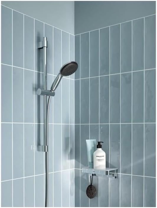 GROHE Vitalio 110, Duschset, 14l pro Min (Duschstangenset mit: Duschkopf 2 Strahlarten, 1,75m Schlau