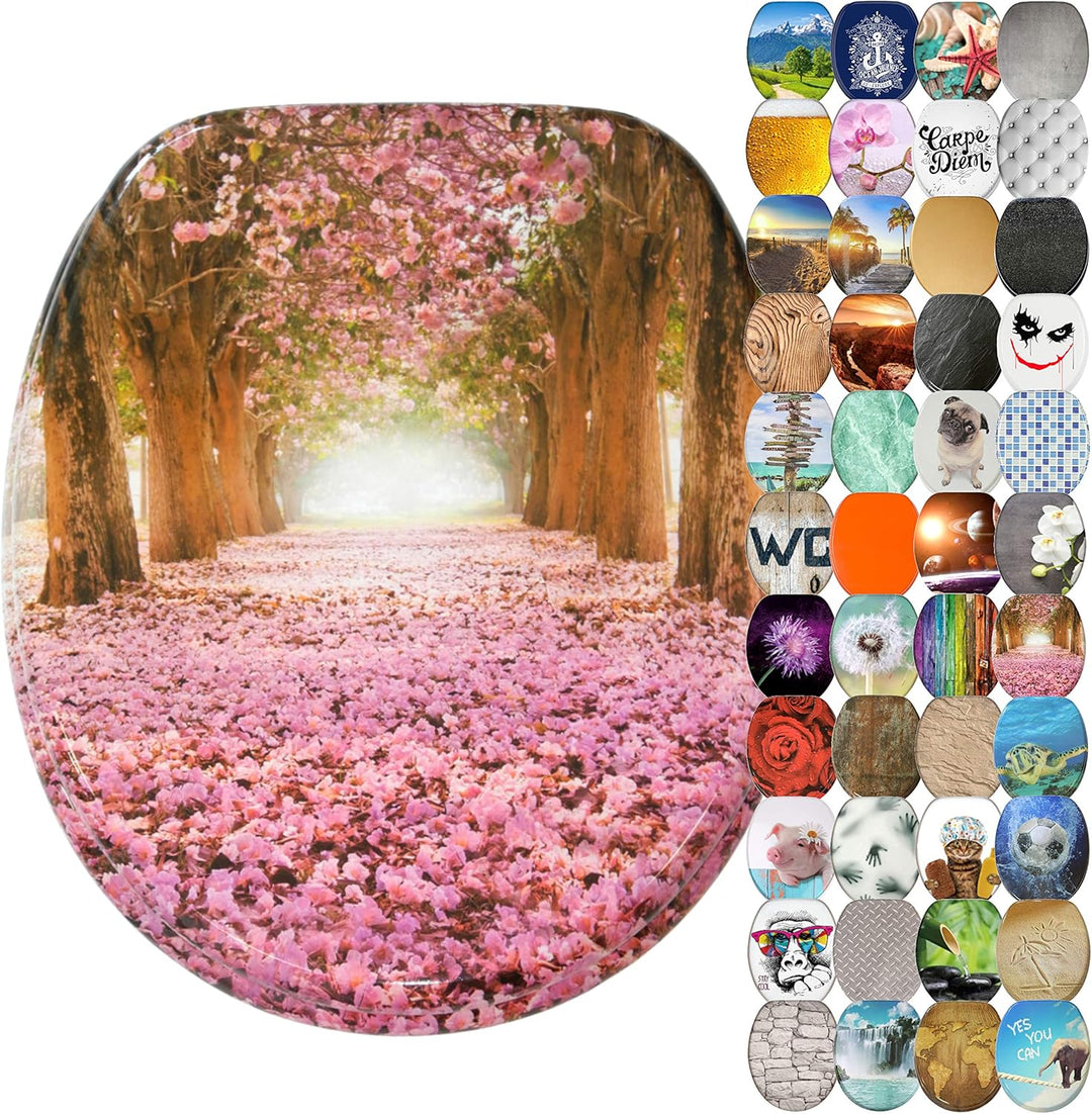 Sanilo WC Sitz mit Absenkautomatik, viele neue Toilettendeckel zur Auswahl, hochwertige Oberfläche,