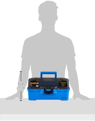 PLANO PLAMT6231 Angelausrüstungstaschen und -Boxen, hellblau/schwarz, Einheitsgrösse Drei Ablagen Bl