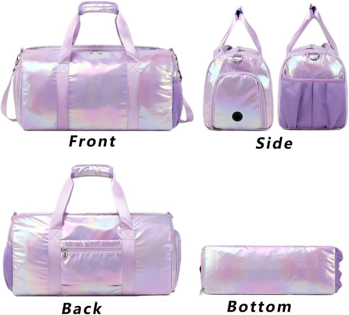 Reisetasche Kinder Sporttasche Kinder Mädchen Weekend Bag Saunatasche Trainingstasche Schwimmtasche