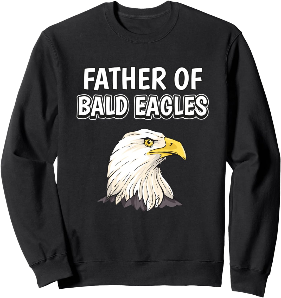 Herren Jungen Adler Papa Vatertag Weisskopfseeadler Sweatshirt