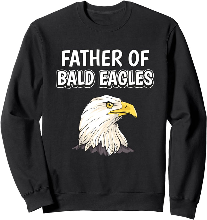Herren Jungen Adler Papa Vatertag Weisskopfseeadler Sweatshirt