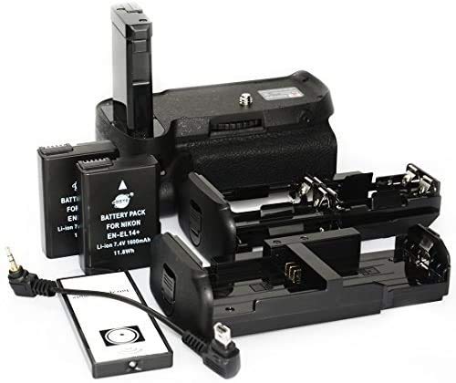 DSTE® Infrarot Fernbedienung Batterie Griff Kompatibel für Nikon D3100 DSLR Digital Kamera als BG-2F