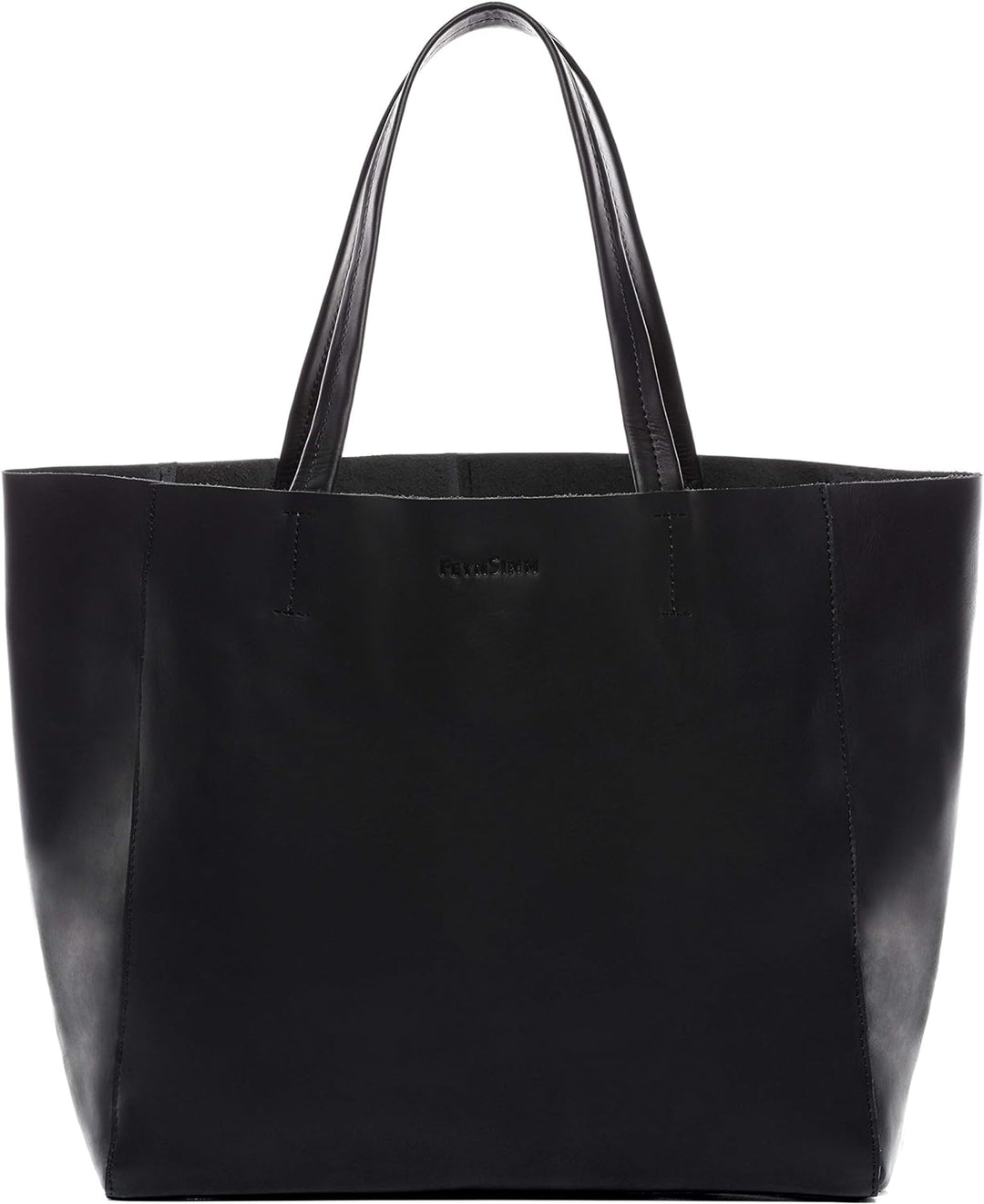 FEYNSINN BERLIN Handtasche mit langen Henkeln AURI aus Anilin-Leder I Henkeltasche XL gross für Dame