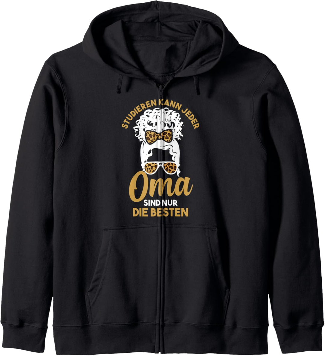 Gutaussehende Oma Kapuzenjacke