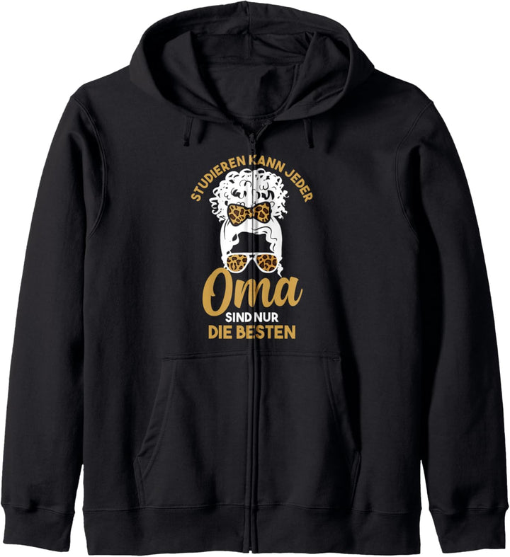 Gutaussehende Oma Kapuzenjacke