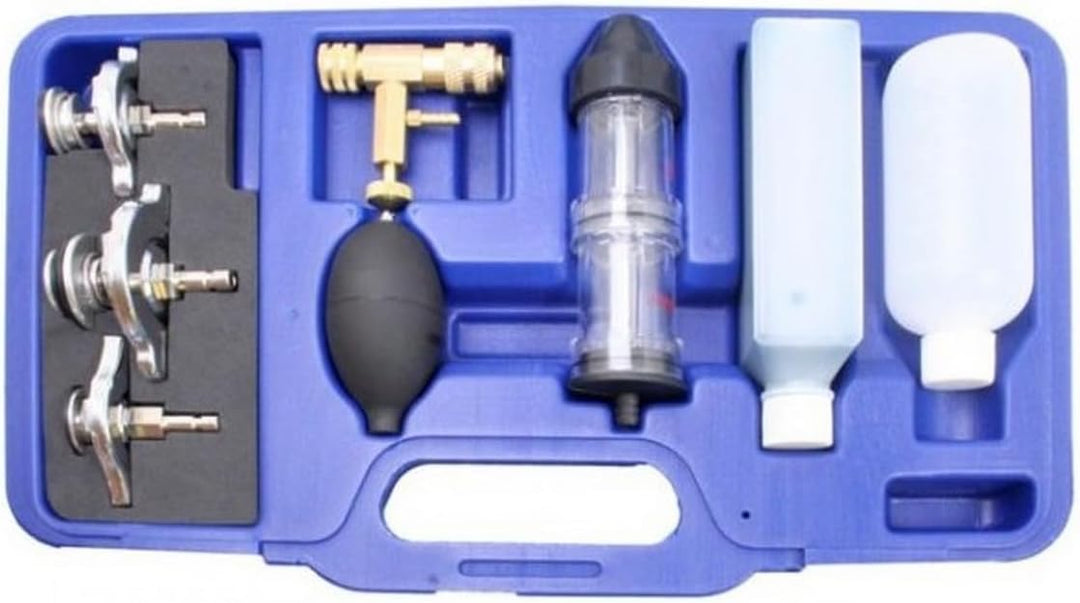 ASTA A-1025B CO2 Lecktester Zylinderkopfdichtung Dichtigkeits Prüfgerät Leckagetester mit 3 Bajonett