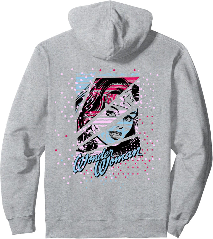DC Wonder Woman-Mode Warhol Pullover Hoodie