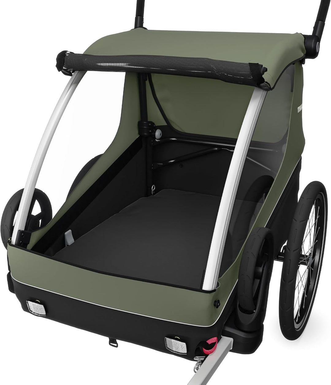 Thule Courier Kinder- Und Hundefahrradanhänger Vintage Green, One-Size