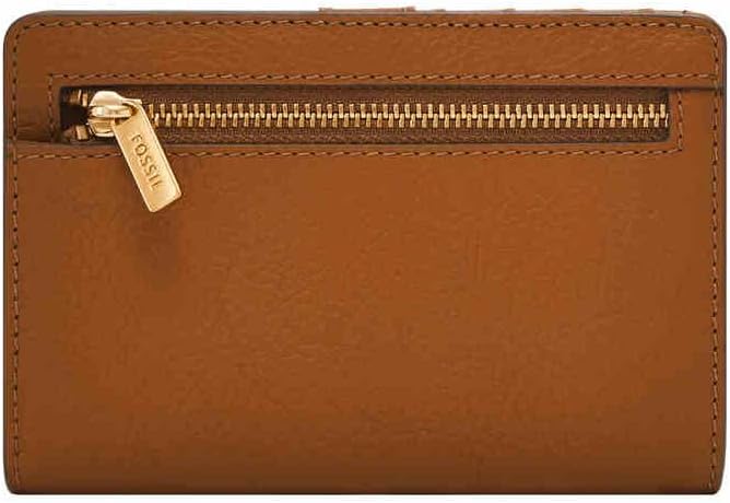 Fossil Liza Portemonnaie aus Leder oder Polyester für Damen Braun Gestreift, Braun Gestreift