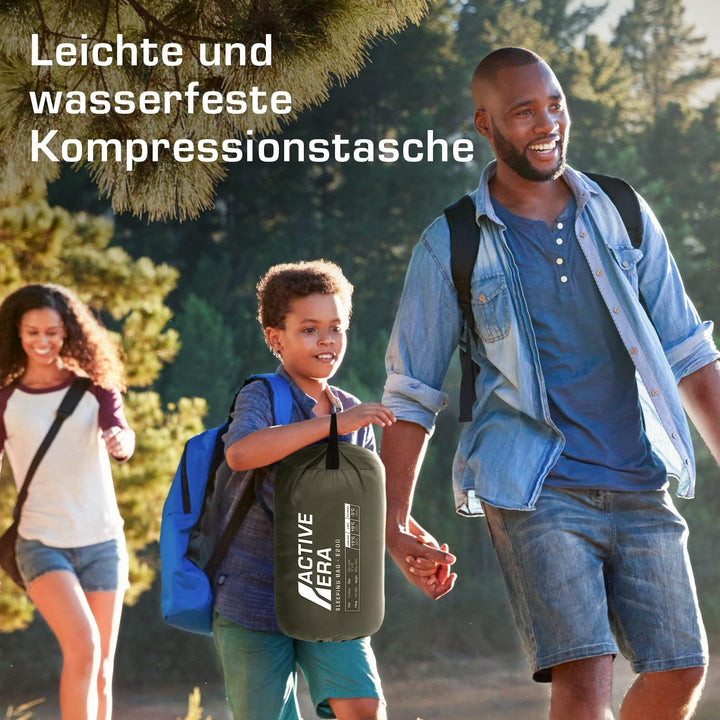 Active Era Deckenschlafsack - Sleeping Bag, -3°C bis 15°C Sommer, Frühling, Herbst - Leichter Schlaf