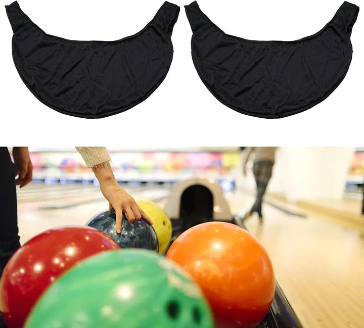 DAZZLEEX 2 x Bowling Shammy Pad, Mikrofaser, poliert, Bowling Ball Wischbeutel, Bowling Polierbeutel